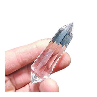 PWIGAAHTW 1pcs 80-89mm Clear Quartz Crystal 12 face stick Point decoration Fashion gift 70mm