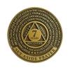 7 Year Tree of Life Sobriety Coin - Set Aside Prayer AA Medallion, Premium Recovery Token for Anniversaries, Sponsor & Sponsee Gifts, Seven Years Sober Milestone Chip for Women and Men view 3