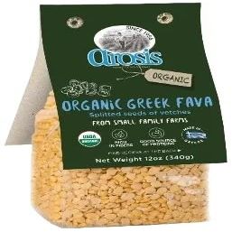 Arosis Greek Organic Fava of Vetches 12oz - Splited Seeds of Vetches - Grown in Greece