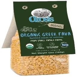 Arosis Greek Organic Fava of Vetches 12oz - Splited Seeds of Vetches - Grown in Greece