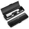 Oralphi Aluminum Electric Toothbrush Travel Case, 2 in 1 Travel Toothbrush Holder for Oral B/Oral-B Pro 1000 1500 5000 7000 and Most Electric Toothbrush for Traveling, Removable Silicone Liner-Black view 1