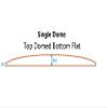1PC 1.5mm Edge Thick Single Domed Dia 25mm-34.5mm Watch Crystal Clear Magnifying Round Convex Glass(27.5mm) view 3