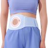 Ostomy Belt, Medical Colostomy Belt, Abdominal Stoma Binder Brace (Customizable Hole 6/7/8/9 cm) for Colostomy Patients to Prevent Parastomal Hernia Stoma Opening(M) view 1