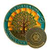 18 Month Sobriety Coin, Tree of Life Medallion with Set Aside Prayer; Sobriety Coins and AA Coins and Medallions; Sobriety Gifts for Women & Men; Sobriety Chips; One Day at a Time Gifts view 1