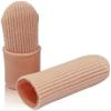 SOHLER 6 Packs Closed Toe Caps Finger Covers Sleeve Protectors, Elastic Fabric Lined with Soft Gel (Small) view 3