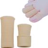 SOHLER 6 Packs Closed Toe Caps Finger Covers Sleeve Protectors, Elastic Fabric Lined with Soft Gel (Large) view 2