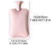 Essential Hand and Foot Warmer, Water-Filled hot Water Bottle, Removable Washable Cover, Comfortable Cervical Support, Safe Heat Therapy for Travel, Home and Office use(Pink,2000ml) view 2