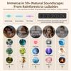 ANWOON Sound Machine with Aroma Diffuser, Premium Metal Shell White Noise Machine, Soothing Night Light, 50+ Natural Sounds for Sleep, Focus, Relaxation, Perfect System for Adults Kids Baby view 4