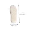 COOLHIYA Men S Warm Sheepskin Insoles for Boots Fuzzy Winter Shoe Inserts with Soft Texture Skin-Friendly Warmth for Cold Weather and Comfortable Footwear Pads view 2