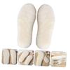 COOLHIYA Men S Warm Sheepskin Insoles for Boots Fuzzy Winter Shoe Inserts with Soft Texture Skin-Friendly Warmth for Cold Weather and Comfortable Footwear Pads view 3
