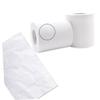 COOLHIYA 10 Rolls Wood Pulp Toilet Paper Small Soft Thick Ply for Hotels Home Environmentally Friendly White Natural Wood Bath Tissue view 3