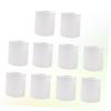 COOLHIYA 10 Rolls Wood Pulp Toilet Paper Small Soft Thick Ply for Hotels Home Environmentally Friendly White Natural Wood Bath Tissue view 4