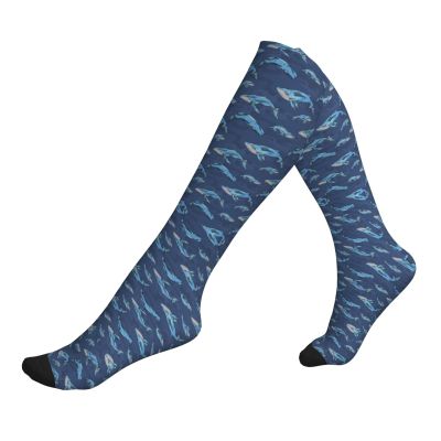 Whale Graduated Compression SocksMoisture-Wicking for Nurses Travelers Pregnant Women and Long Hours
