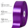 CLUEWR Purple Satin Ribbon, 1-1/2 Inches, 100 Yards view 4