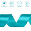 CLUEWR Teal Satin Ribbon, 1-1/2 Inches, 100 Yards view 3