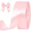 CLUEWR Baby Pink Satin Ribbon, 1-1/2 Inches, 100 Yards view 1