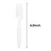 Bulk 1000 Extra white forks Plastic Utensils Disposable Forks Silverware Bulk Forks Bulk Heat Resistant Heavy Duty Silverware view 2