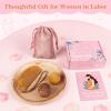 Gwabee Labor and Massage Ball for Labor Pain, Wooden Birthing Comb with 2 PCS Acupressure Balls Set for Moms Pain Relief, Pregnancy Hospital Bag Essentials for Pregnant Women view 2
