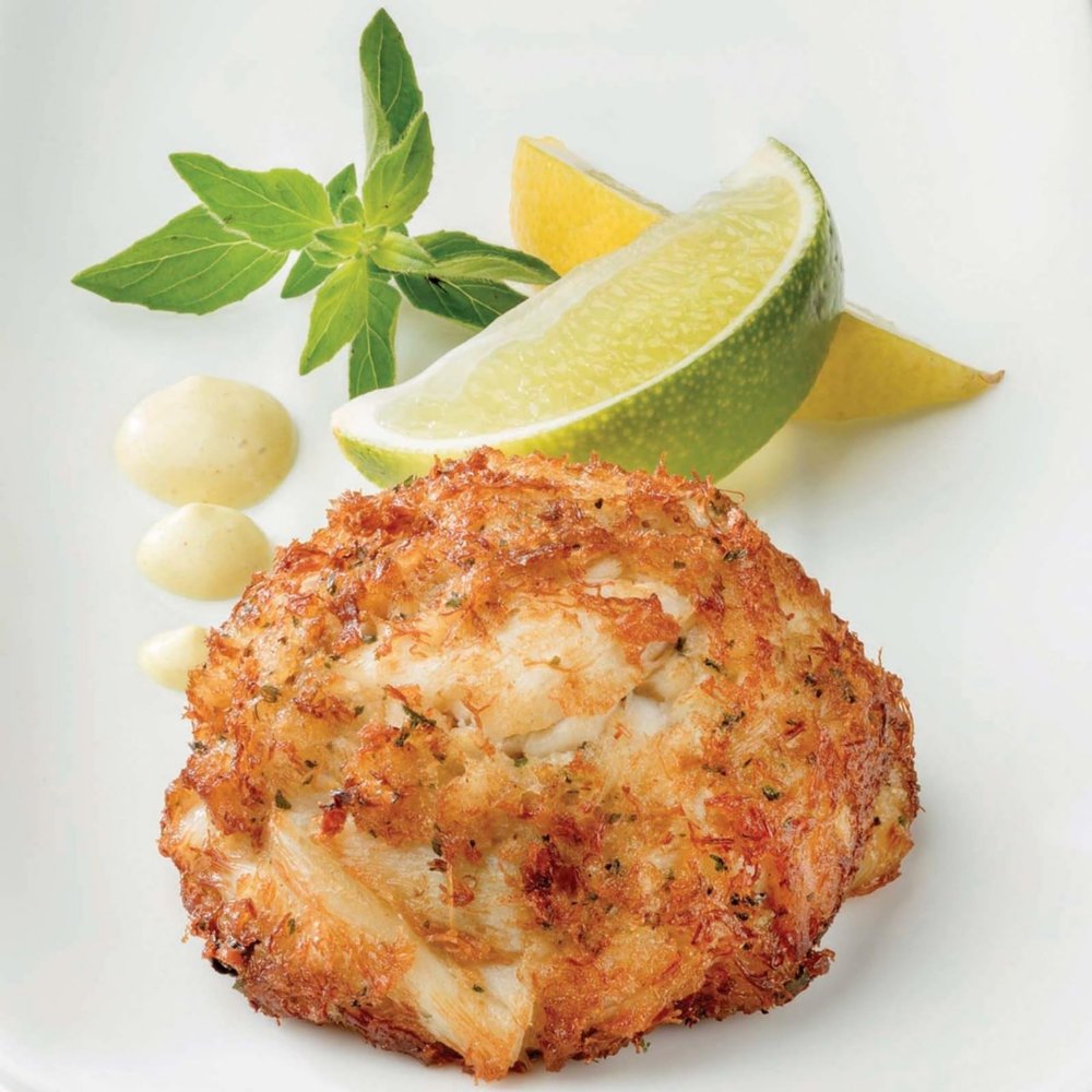 Kansas City Steak Company Premium Maryland Style Crab Cake - Ideal for Surf and Turf Meals, Made with Authentic Blue Crab Meat and Exquisite Seasonings from (12 count - 3 oz each)