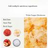 Freeze Dried Tremella Soup,White Fungus Mushroom Tremella Porridge,Snow Pear Red Date Soup,Instant Breakfast Congee,Healthy Nutritious Fast Food Soup,Dessert,Sweets,Chinese Snack Gift (Mixed flavors,5bags) view 3