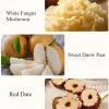 Freeze Dried Tremella Soup,White Fungus Mushroom Tremella Porridge,Snow Pear Red Date Soup,Instant Breakfast Congee,Healthy Nutritious Fast Food Soup,Dessert,Sweets,Chinese Snack Gift (Mixed flavors,5bags) view 4