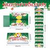XiaosRen Green Christmas Envelope Money Holder with 10 Slots, Surprise Cash Gift Card Holders for Men Women Girls Boys Xmas Party Supplies. view 2