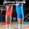 ISLOYALS 2 Packs Ice Tape Cooling Athletic Tape, Instant Cooling & Compression for Athletes No Refrigeration Needed, Self-Stick Bandage Wrap for Knee, Ankle, Wrist Pain & Swelling Relief (Beige) view 3