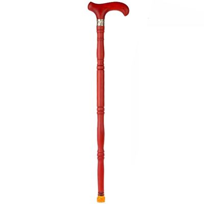 Wooden Walking Stick for Seniors, Handmade Natural Solid Wood Cane for Men and Women, Lightweight Portable Support Mobility Aid(92cm)