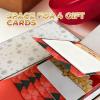 Handmade Waterfall Christmas Gift Card Booklet, Pull-Tab Design Gift Card Holder for Birthday & Holidays, DIY Personalized Gift Card Book for Family Friends (Blue, 1cps) view 3