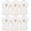 (2) Halloween Marshmallow Ghosts, 1.5 oz., 3 Ghost-Shaped Fluffy Spooky Candy Per Pack, Festive Seasonal Snack Cupcake Cookie Toppers Party Treats Favor Hot Cocoa Decoration view 1