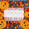 (2) Halloween Marshmallow Ghosts, 1.5 oz., 3 Ghost-Shaped Fluffy Spooky Candy Per Pack, Festive Seasonal Snack Cupcake Cookie Toppers Party Treats Favor Hot Cocoa Decoration view 4