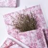 100 Sheets Pink Floral Tissue Paper Bulk Chinoiserie Gift Wrapping Paper for Gift Bags Pink White Flowers Patterned for Baby Shower Wedding Birthday Party Decor, 14 x 20 Inch view 4