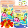 Bulk Spongebob Assorted Fruit Gummies (8 Oz) - Pantry Birthday Party Favors Fruit Gummy Candy Snack Pack Bundle with Spongebob Squarepants Character Sweet Treats, Stickers | Bulk Kids Snacks for School Lunch view 1