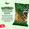 Donkey Chips Unsalted Tortilla Chips, Stone Ground White Corn Chips, Thick-Cut Crunch, Gluten Free Snacks, Healthy Tortilla Chip Variety, No Artificial Preservatives (11 oz, Pack of 4) view 2