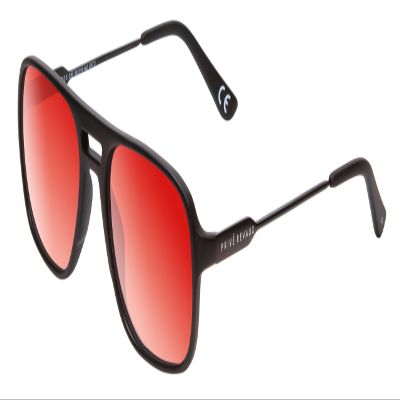 Medspex Prive Revaux The 3.0.5 Color Therapy Reading Glasses +1.50 Black/Deep Red Unisex Fluorescent Light Sensitivity Chromotherapy Chakra Healing