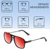 Medspex Prive Revaux The 3.0.5 Color Therapy Reading Glasses +1.50 Black/Deep Red Unisex Fluorescent Light Sensitivity Chromotherapy Chakra Healing view 3