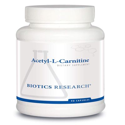 BIOTICS RESEARCH Acetyl L Carnitine Athletic Strength, Neuroprotection, Boost Energy, Post Workout Muscle Recovery, Healthy Body Composition, Age Gracefully, Brain Health, Metabolic Support 90 Caps