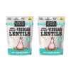 Lentil Telepathy Sea Salt & Vinegar Toasted Lentil Snack - Healthy Low Calorie Snacks, 100% Plant-Based High Protein, Gluten Free Readyto Eat Straight from the Bag, Non-GMO - 4 Ounce Bags (8 Ounce (Pack of 2) view 1