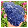 USUFKCXDG 1pcs 100-200g Blue Sodium Stone Rough Rock Quartz Crystal Ore view 4