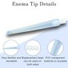 15 Pcs Enema Replacement Soft Tips for Enema Kit Softs Insert Enemas with Connectors Softs Enemas Attachment Backup Tip Enemas Tip for Colon Cleansing view 3