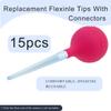 15 Pcs Enema Replacement Soft Tips for Enema Kit Softs Insert Enemas with Connectors Softs Enemas Attachment Backup Tip Enemas Tip for Colon Cleansing view 4