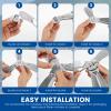 22-1/2-Inch One-Touch Cleaning System Kit, Charcoal Grill/Kettle Grills Replacement Parts 7444, Grills Damper Replacement Parts for Weber Grill, Easy to Install, Silver view 3