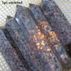 1pc 9-11cm Vibrant Flame Stone Column Crystal with Mesmerizing Orange & Yellow Flames Gemstone Stone view 2