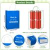 100 Pcs Christmas Employee Appreciation Gift Bags Bulk - Include 50 Paper Bags with Handles (8.3x5.9x3.1 Inch) and 50 Tissue Paper, Gifts for Coworkers, Team, Staff, Offices, Thank You Gifts (Blue) view 2
