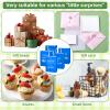 100 Pcs Christmas Employee Appreciation Gift Bags Bulk - Include 50 Paper Bags with Handles (8.3x5.9x3.1 Inch) and 50 Tissue Paper, Gifts for Coworkers, Team, Staff, Offices, Thank You Gifts (Blue) view 3