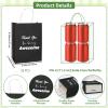 100 Pcs Christmas Employee Appreciation Gift Bags Bulk - Include 50 Paper Bags with Handles (8.3x5.9x3.1 Inch) and 50 Tissue Paper, Gifts for Coworkers, Team, Staff, Offices, Thank You Gifts (Black) view 2