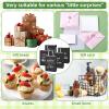 100 Pcs Christmas Employee Appreciation Gift Bags Bulk - Include 50 Paper Bags with Handles (8.3x5.9x3.1 Inch) and 50 Tissue Paper, Gifts for Coworkers, Team, Staff, Offices, Thank You Gifts (Black) view 3