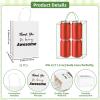100 Pcs Christmas Employee Appreciation Gift Bags Bulk - Include 50 Paper Bags with Handles (8.3x5.9x3.1 Inch) and 50 Tissue Paper, Gifts for Coworkers, Team, Staff, Offices, Thank You Gifts (White) view 2