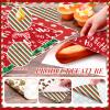 ForraFun 300 Sheets Christmas Wax Paper Sheets Parchment for Food Wrapping 12" x 12" Snowflake Deli Sandwich Cookies Winter Decorative Food Basket Liners Waterproof Oilproof for Holiday Kitchen view 4