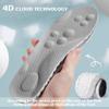 2026 Upgrade Soft Insoles Orthotics, 4D Cloud Shoe Inserts Memory Foam Insole with Arch Support for Women Men (Black(1 PC),M6/W7) view 2